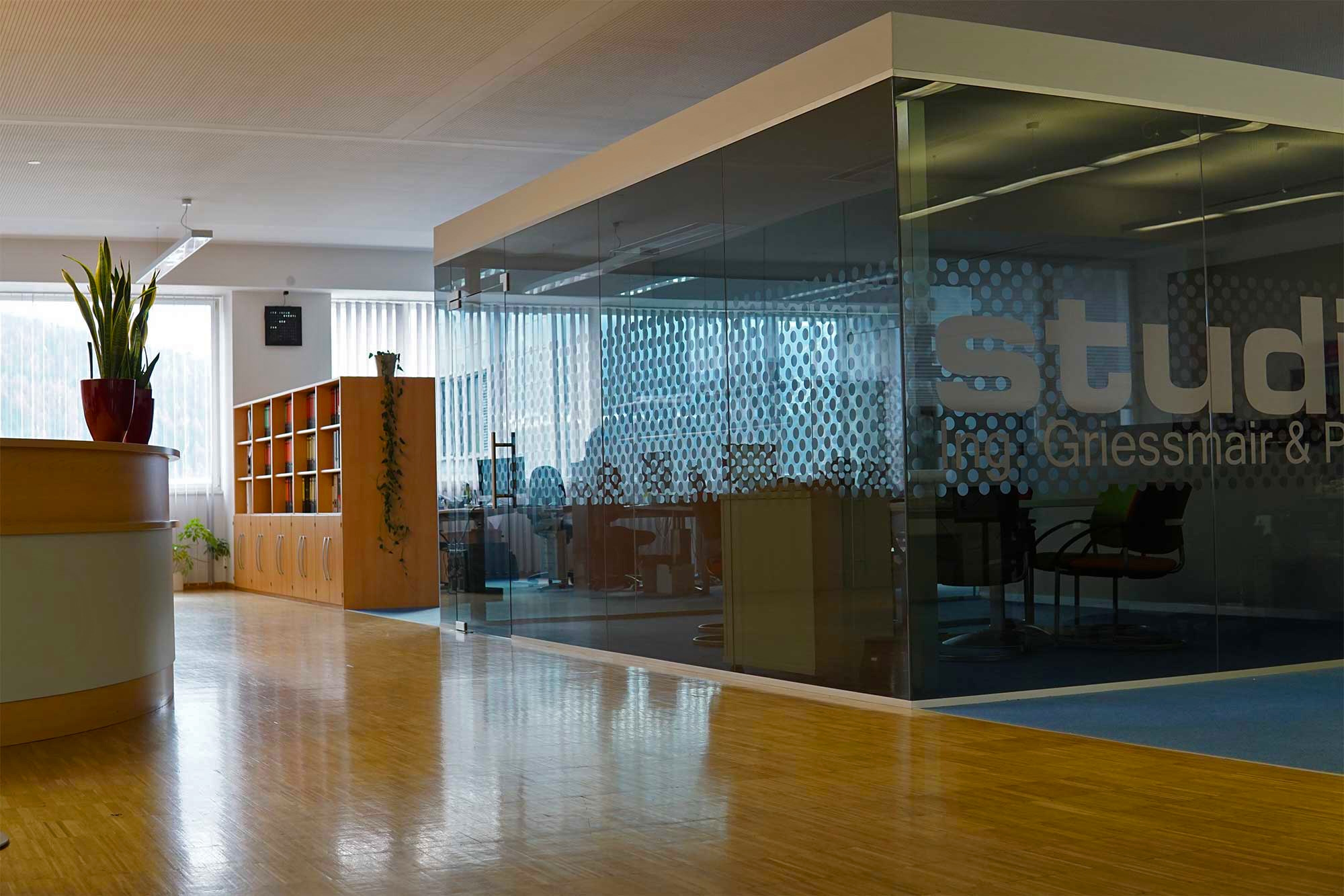 Büroräume von Studio G in Bruneck